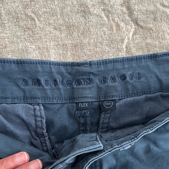 Men's Navy Casual Shorts - Picture 2 of 5